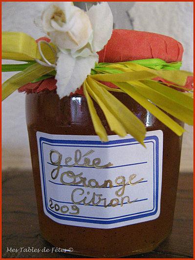 Gelée d'orange citron aux épices