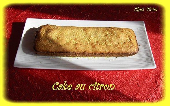 CAKE AU CITRON
