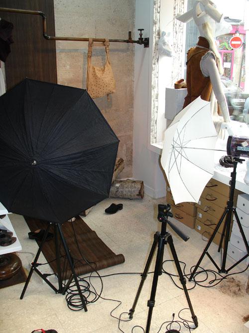 Dans les coulisses du shooting Valentine Gauthier