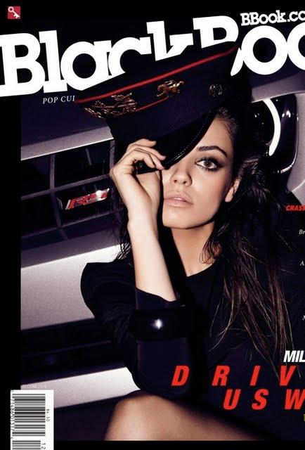 [couv] Mila Kunis pour BlackBook magazine (dec 09)