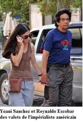Yoani Sanchez à la solde de l'impérialiste.