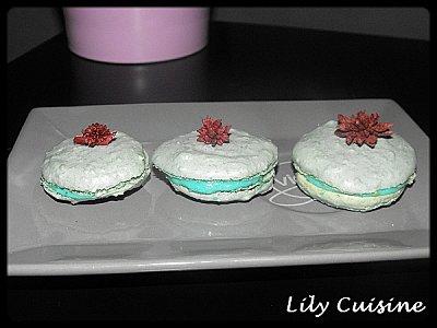 Macarons au sucre de noël