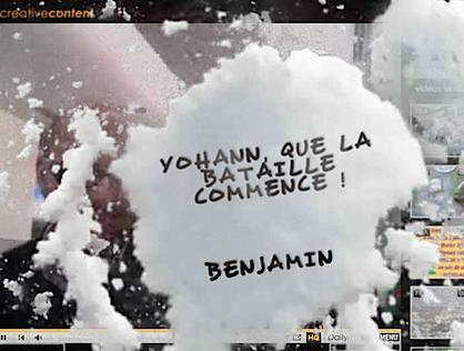 bataille [Orange] Je viens de recevoir une boule de neige :(