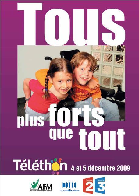 affiche telethon 2009
