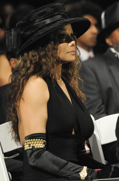 In this handout photo provided by Harrison Funk/The Jackson Family, La Toya Jackson attends Michael Jackson's funeral service held at Glendale Forest Lawn Memorial Park on September 3, 2009 in Glendale, California. Jackson, 50, the king of pop, died at UCLA Medical Center after going into cardiac arrest at his rented home on June 25, 2009 in Los Angeles, California.