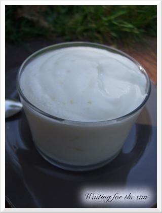 ≈ MOUSSE LÉGÈRE AU CITRON ≈