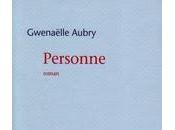 Personne Gwenaëlle Aubry, Prix Femina,