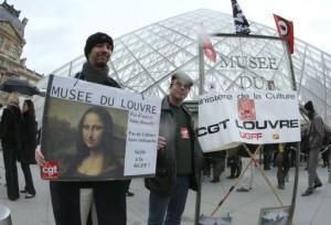 Grève dans les Musées à Paris