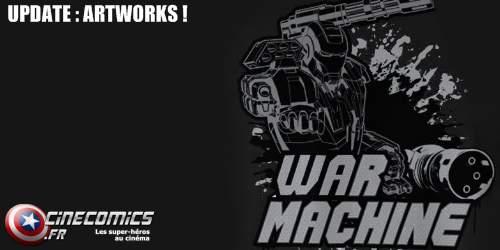 Arwork Iron-Man 2 Mark VI et War Machine