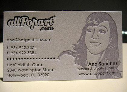 carte de visite professionnelle