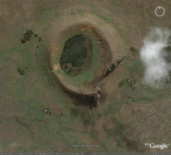 google Earth - Rano Raraku