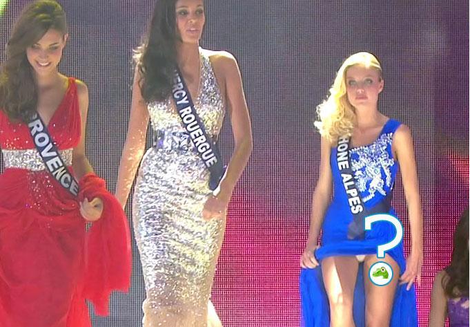 Virginie Dechenaud: Miss Rhône-Alpes nous montre sa culotte !!! - À Lire