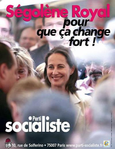 Comment suis convoqué l’exégèse visuelle, l’occurence l’affiche Ségolène Royal professionnelle