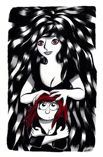 Non, je ne suis pas allée chez le coiffeur.