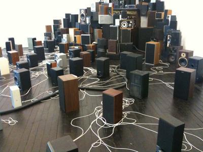 Sound installation at Vauxhall Ragged School as part of London Open House