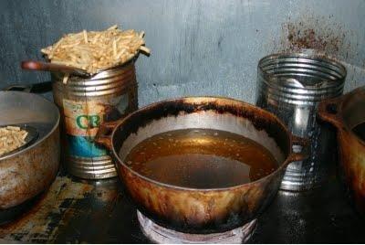 Les pica pollo chinois dans le colimateur