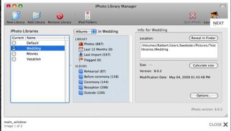 iPhoto Library Bibliothèque