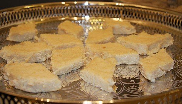 Badam Halwa Petits gâteaux aux amandes