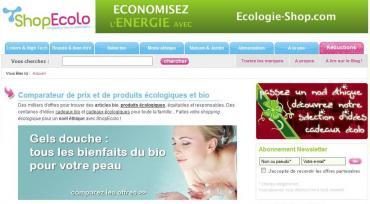 Lancement de shopecolo.fr, un site pour comparer les prix et mieux consommer bio et 