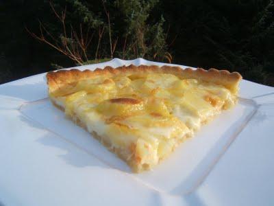 Tarte aux pommes de terre et reblochon