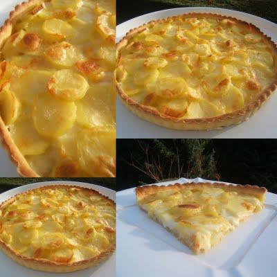 Tarte aux pommes de terre et reblochon