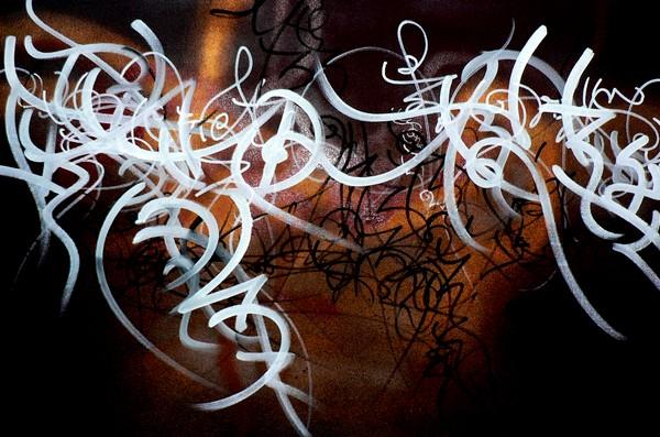 Artiste Graffiti sur Toile // Abstract Canvas  // Graffeur // Spray Art