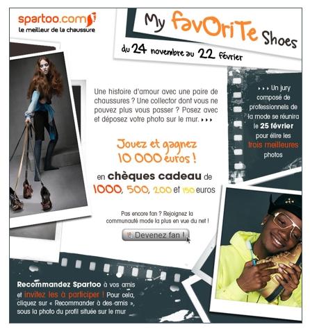 Concours Spartoo “my favorite shoes”