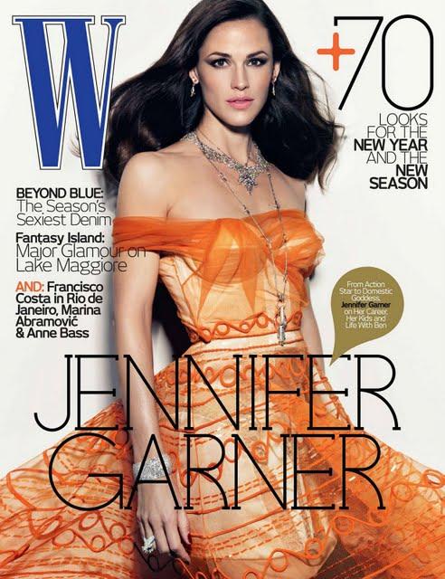 [couv] Jennifer Garner pour W magazinemagazine(janv 10)