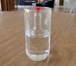 vidéo expérience bouteille invisible glycérine