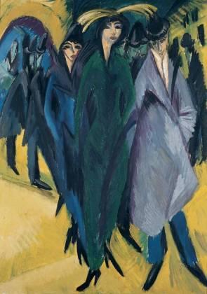 Kirchner - Femmes dans la rue, 1914