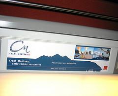 Crans-Montana s'affiche dans le TGV des Neiges