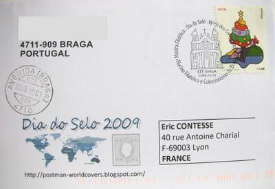 Journée du timbre 2009 au Portugal