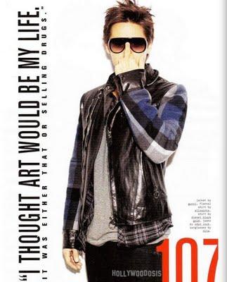 [couv] Jared Leto pour Nylon Magazine (janv 10)