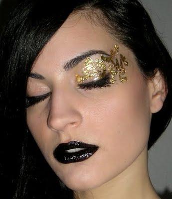 Maquillage de fête ○ L'Or et le noir ☆