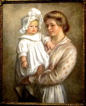 L'expo Renoir au Grand Palais... (avec Gad)