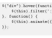 jQuery animation sans liste d’attente