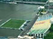 Stade flottant Singapour.