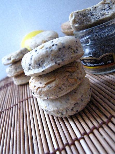 SABLES CITRON PAVOT A LA PUREE D'AMANDES BLANCHES