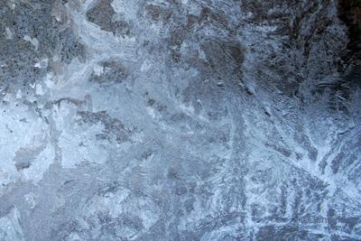 La Chaux-de-Fonds: givre sur vitres décembre 2009