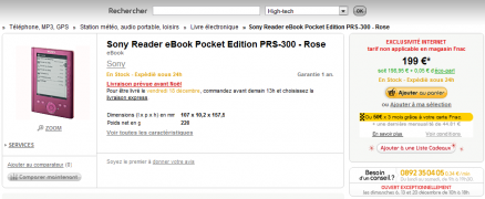 Le Reader Pocket Edition de Sony vendu en France : à quoi joue-t-on ?