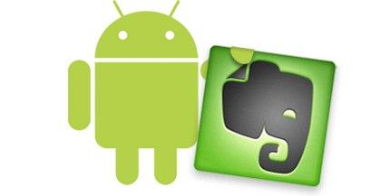 android Evernote lance une application Android