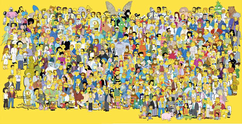 17/12 | Le poster des 20 ans des Simpsons avec tout les habitants!