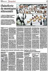 Le Temps se penche sur les alternatives à l'hôtellerie traditionnelle