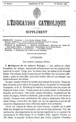 ..LA VIERGE MISE A NU..Outre la ceinture de la Vierge ram...
