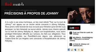 Paris Match, Johnny Hallyday et .. Google !