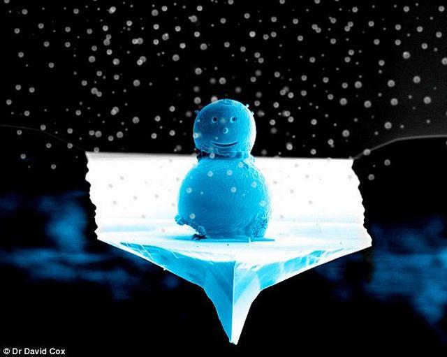 petit bonhomme de neige 001 Le plus petit bonhomme de neige au monde (2 photos)