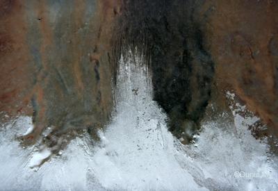 La Chaux-de-Fonds: givre sur vitres  le 19-12-2009