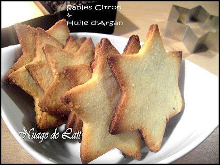 Sablés au Citron et Huile d'Argan 5555A 060