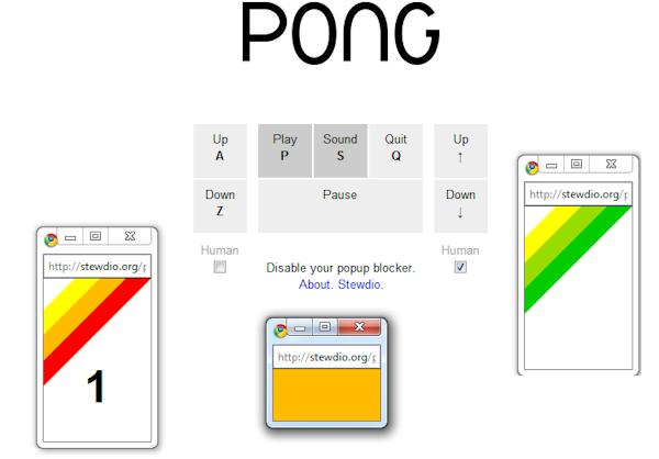 Browser Pong