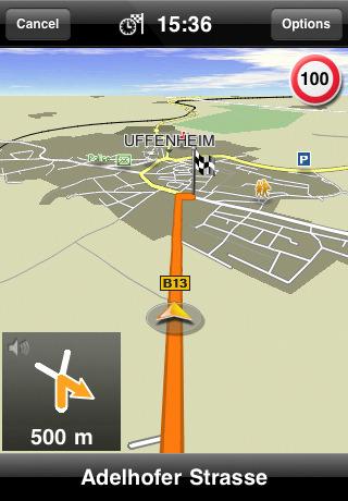 [Application IPA] Exlusivité EuroiPhone : Navigon 1.4 avec radars, la carte de France, les POIS situés en France, juste les voix Française,  sans modification de l’écran d’accueil.